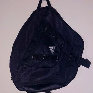 Single strap black Adidas Backpack
